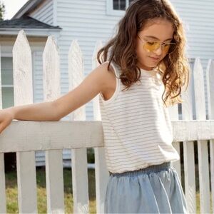 MILES THE LABEL GIRLS SLEEVELES TOP
